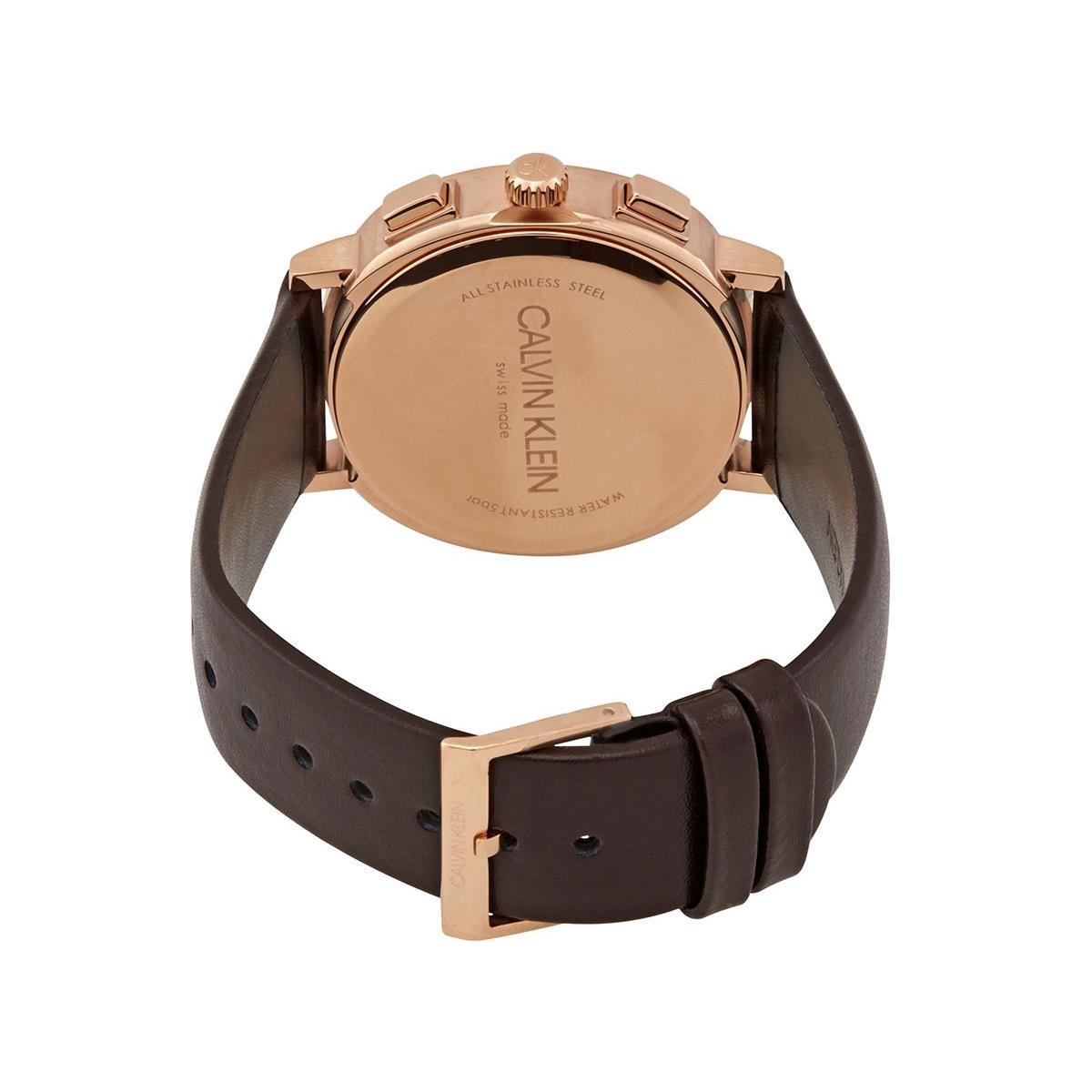 Calvin Klein K8Q376G6 Posh Chronograph Silbernes Zifferblatt Heren Uhr Calvin Klein K8Q376G6 Posh Chronograph Silbernes Zifferblatt Heren Uhr